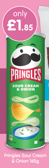 Pringles Sour Cream & Onion 165g