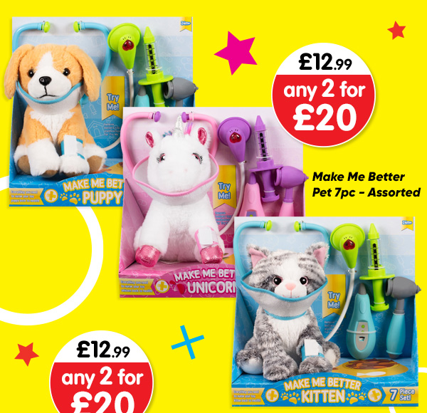 Make Me Better Pet 7pc - Assorted