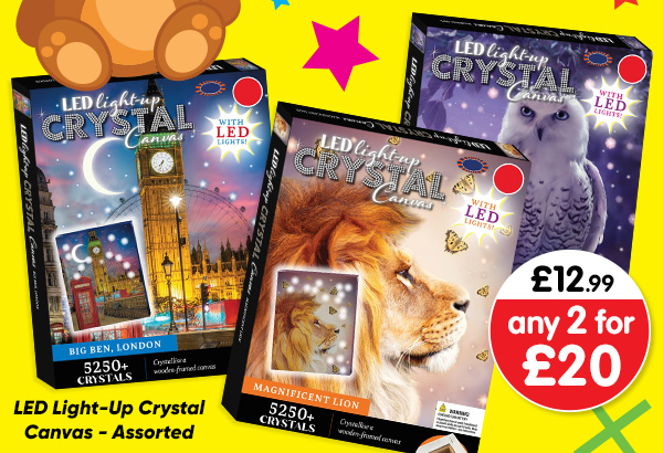 LED Light-Up Crystal Canvas