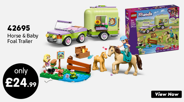 LEGO Friends Horse & Baby Foal Trailer 42695