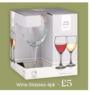Wine Glasses 4pk