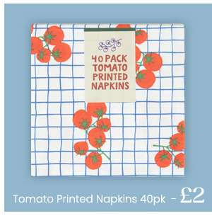 Tomato Printed Napkins 40pk