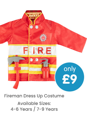 Fireman Dress Up Costume