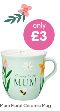 Mum Floral Ceramic Mug