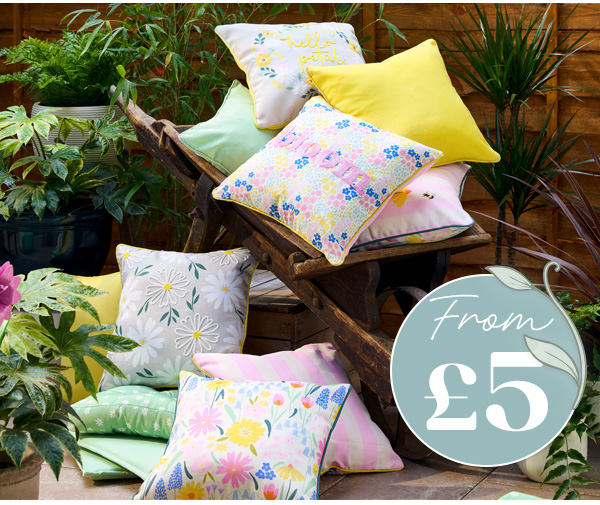 Garden Life Cushions from £5