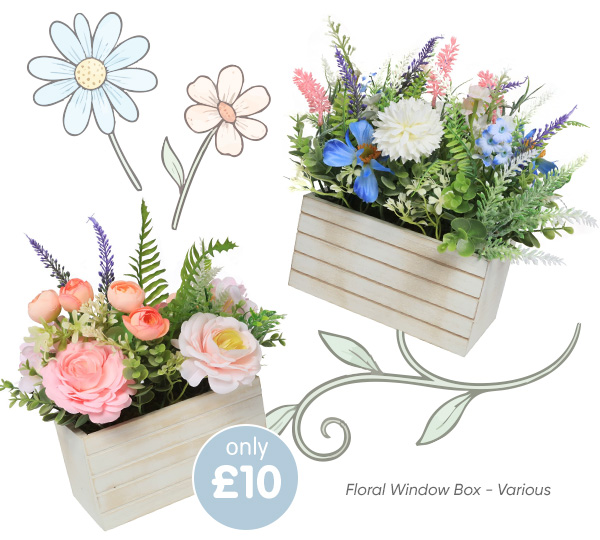 Floral Window Box - Various