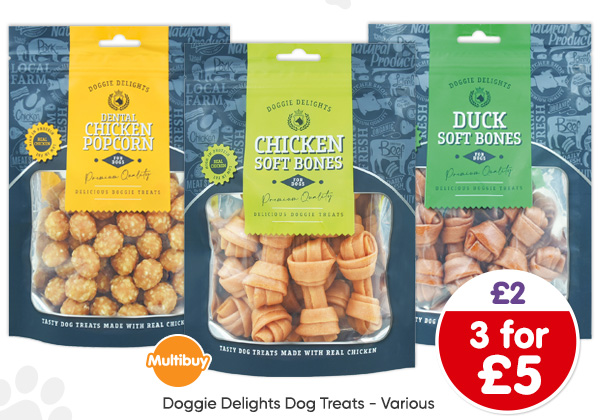 Doggie Delights Dog Treats - Various
