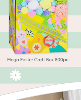 Mega Easter Craft Box 800pc