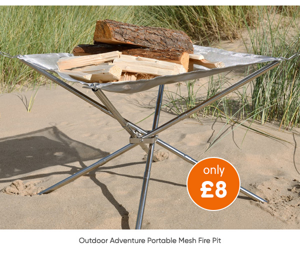 Outdoor Adventure Portable Mesh Fire Pit