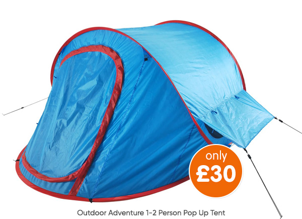 Outdoor Adventure 1-2 Person Pop Up Tent