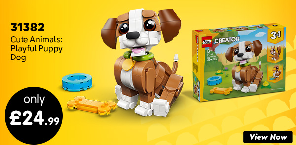 LEGO Creator 3 in 1 Animals: Playful Puppy 31382