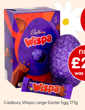 Cadbury Wispa Large Easter Egg 177g