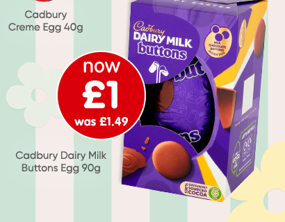 Cadbury Dairy Milk Buttons Egg 90g