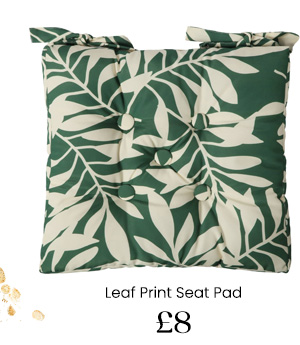 Leaf Print Seat Pad