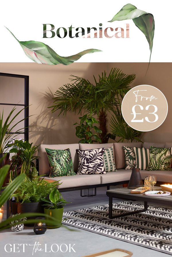 Botanical Home Decor Trend at B&M
