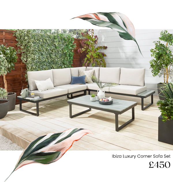 Ibiza Luxury Corner Sofa Set