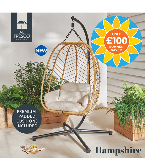 Sumer Savers Hampshire Folding Hanging Egg Chair