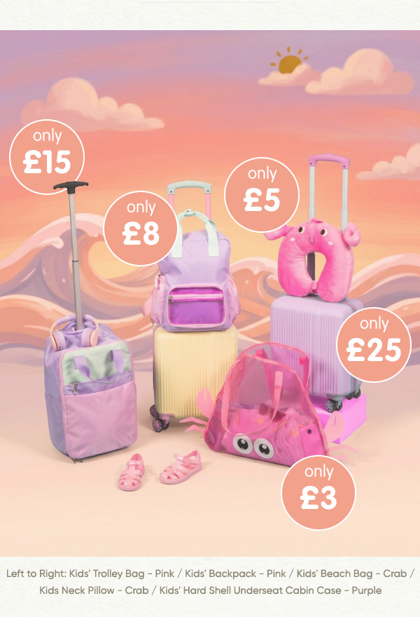 Holiday Shop at B&M. Kids Luggage