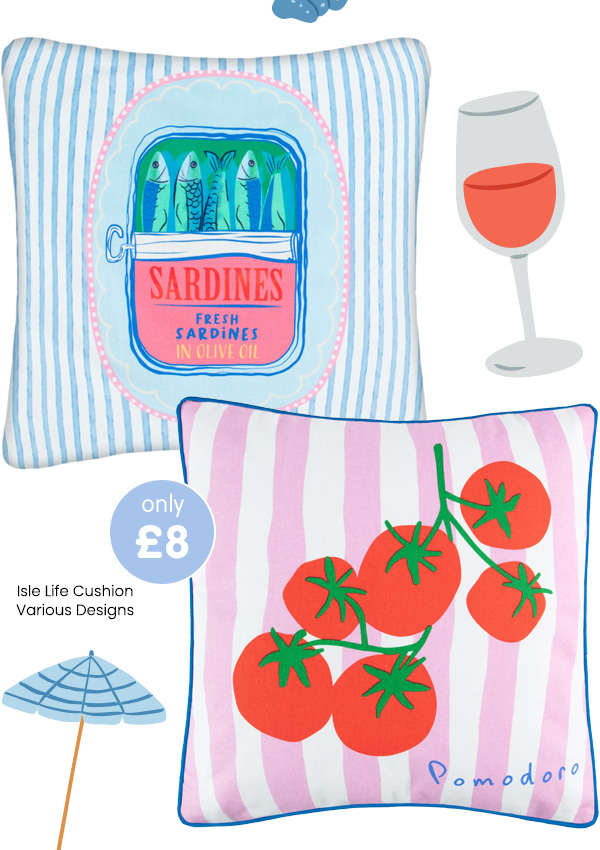Isle Life Cushion - Various