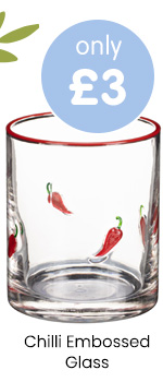 Chilli Embossed Glass