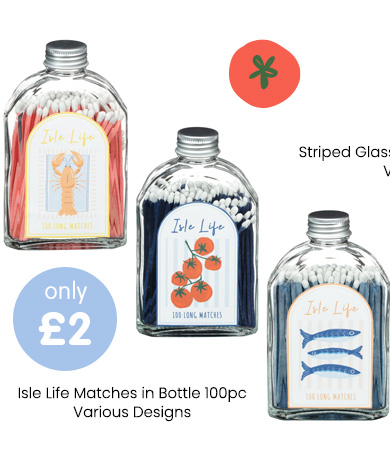 Isle Life Matches in Bottle 100pc