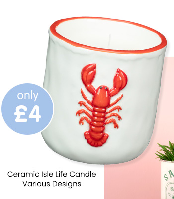 Ceramic Isle Life Candle - Various