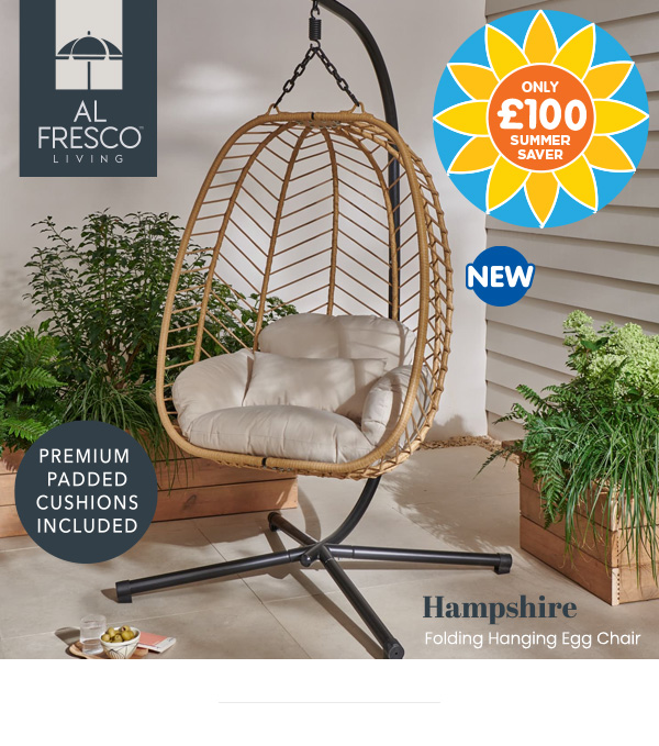 Hampshire Folding Hanging Egg Chair