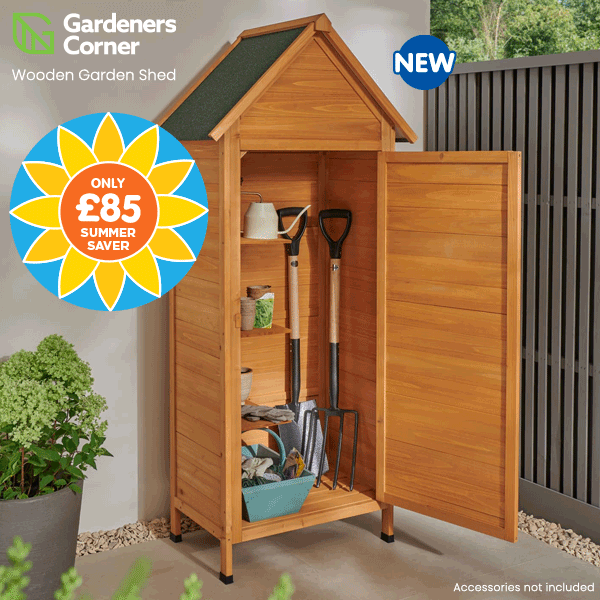 Gardener's Corner Wooden Garden Shed