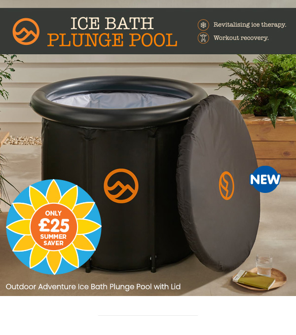 Outdoor Adventure Ice Bath Plunge Pool with Lid