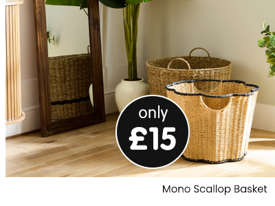 Mono Scallop Basket