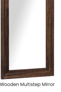 Wooden Multistep Mirror