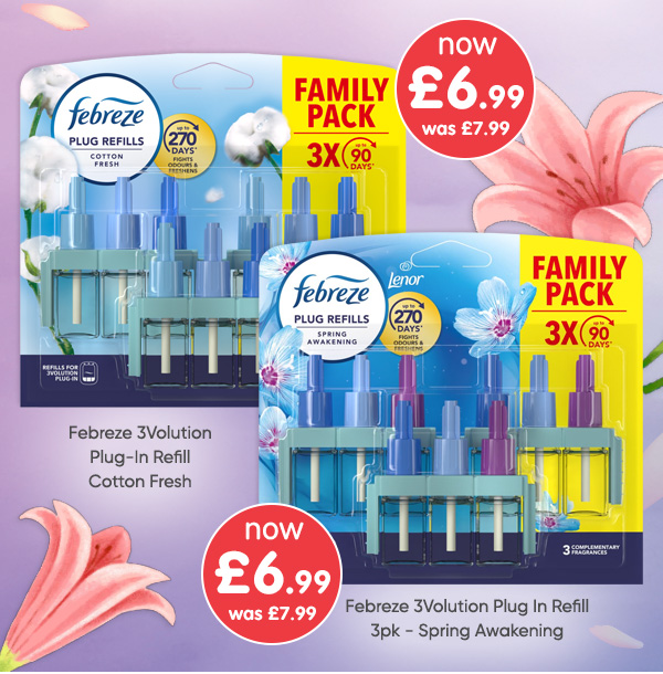 Febreze 3Volution Plug-In Refill - Various