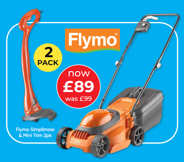 Flymo Simplimow & Mini Trim 2pk