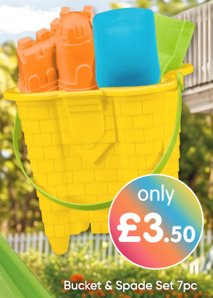 Bucket & Spade Set 7pc - Various Colours Available