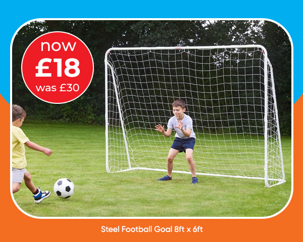 Steel Football Goal 8ft x 6ft