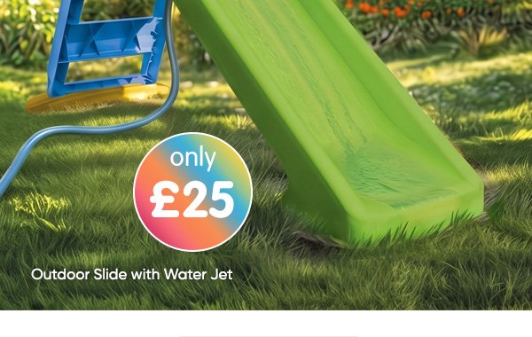 Outdoor Slide with Water Jet