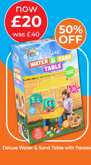 Deluxe Water & Sand Table with Parasol
