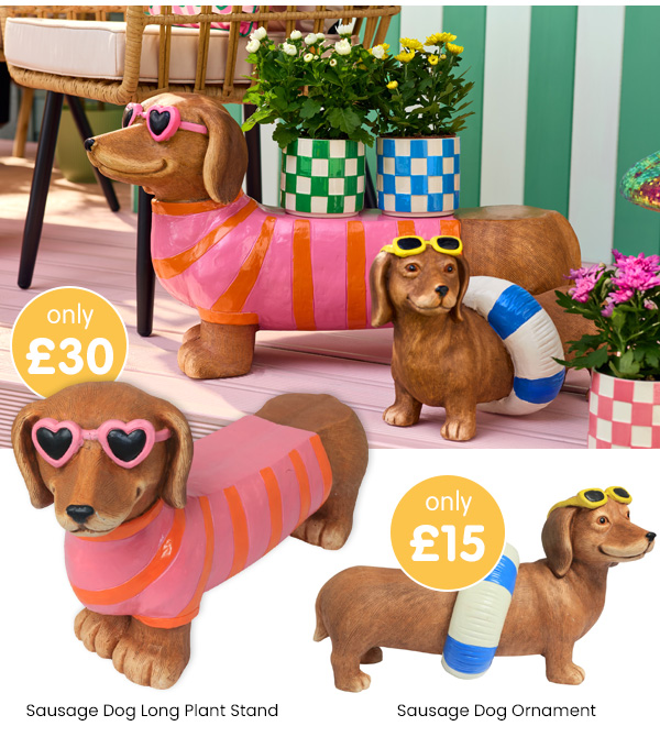 Sausage Dog Garden Accessories
