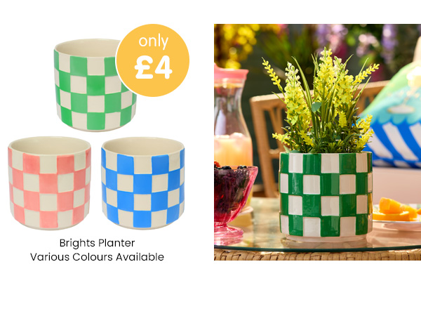 Brights Planter - Various Colours Available