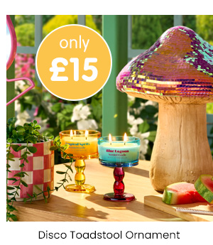Disco Toadstool Ornament