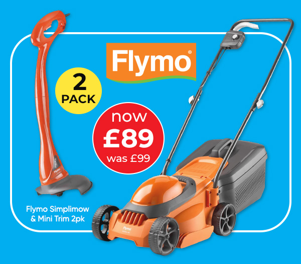 Flymo Simplimow & Mini Trim 2pk