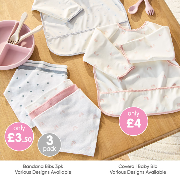 Baby Bibs at B&M