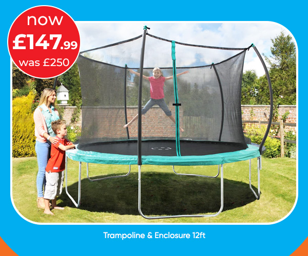 Trampoline & Enclosure 12ft