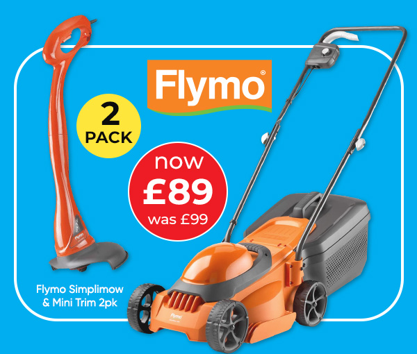 Flymo Simplimow & Mini Trim 2pk