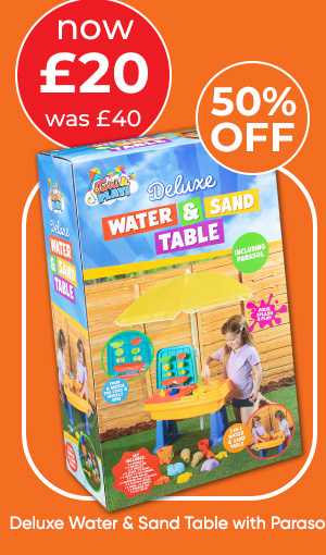 Deluxe Water & Sand Table with Parasol