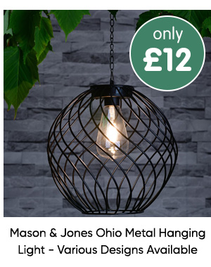 Mason & Jones Ohio Metal Hanging Light - Various Designs Available