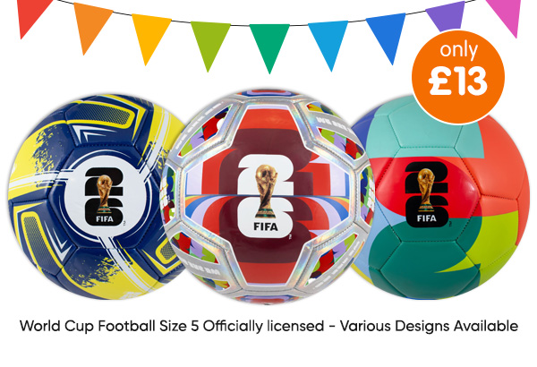 World Cup Football Size 5 Officially licensed - Various Designs Available