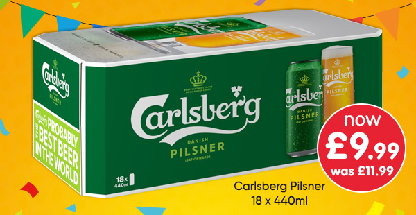 Carlsberg Pilsner 18 x 440ml