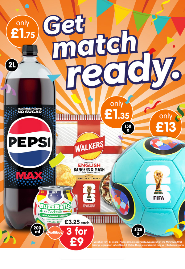 Get Match Ready at B&M