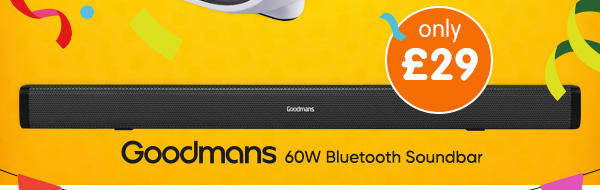 Goodmans 60W Bluetooth Soundbar